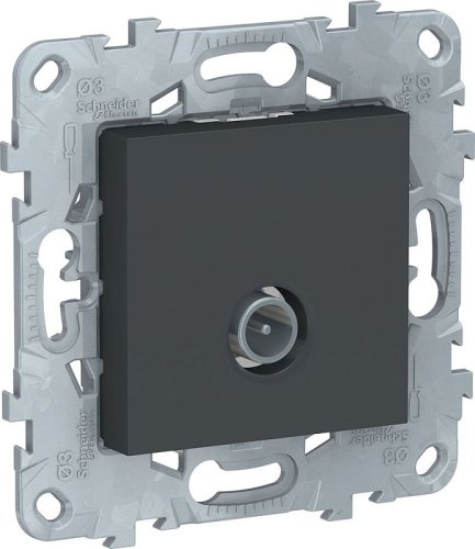 Розетка TV Оконечная без рамки Schneider Electric Unica New 1-м. антрацит картинка